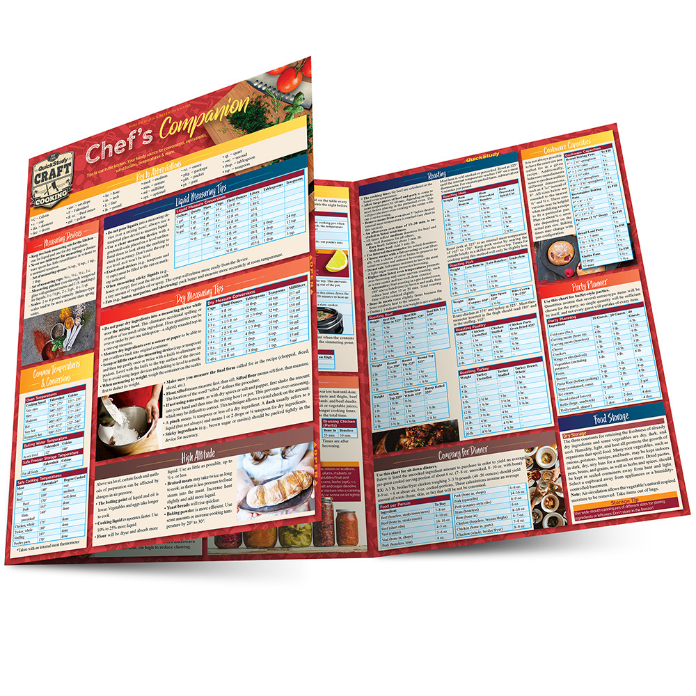 QuickStudy Chef's Companion Laminated Reference Guide (9781423239765)