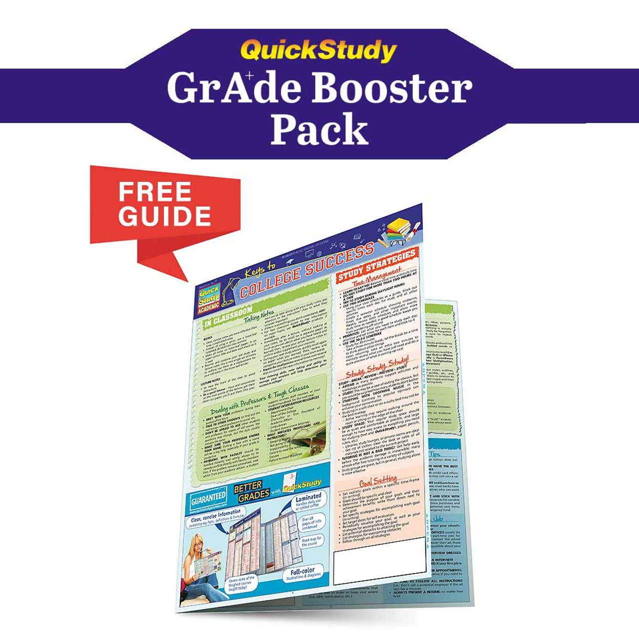 QuickStudy Biology Grade Booster Pack ( 9781423244073)