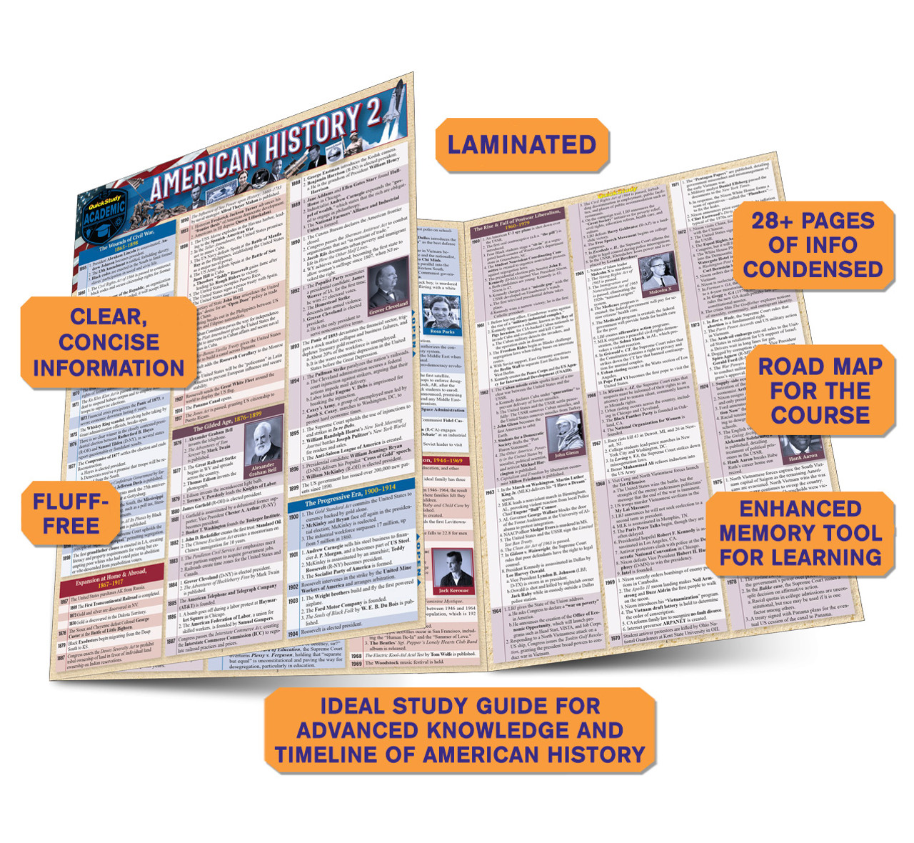 QuickStudy  U.S. Constitution Laminated Study Guide (9781423215653)