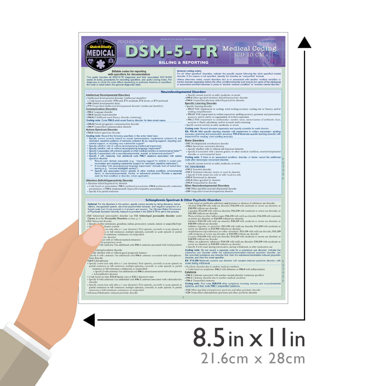 Quickstudy Psychology Dsm 5 Tr Medical Coding Laminated Study Guide Quickstudy Psychology Dsm 5 Tr Medical Coding Laminated Study Guide