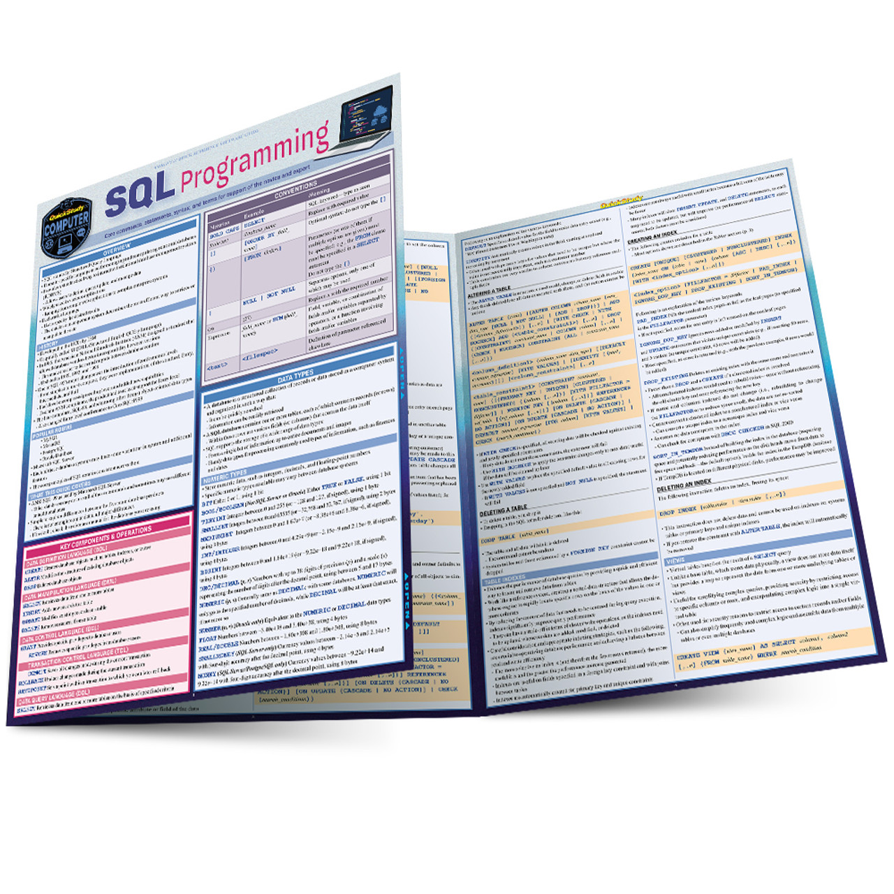 QuickStudy | SQL Guide Laminated Reference Guide (9781572229167)