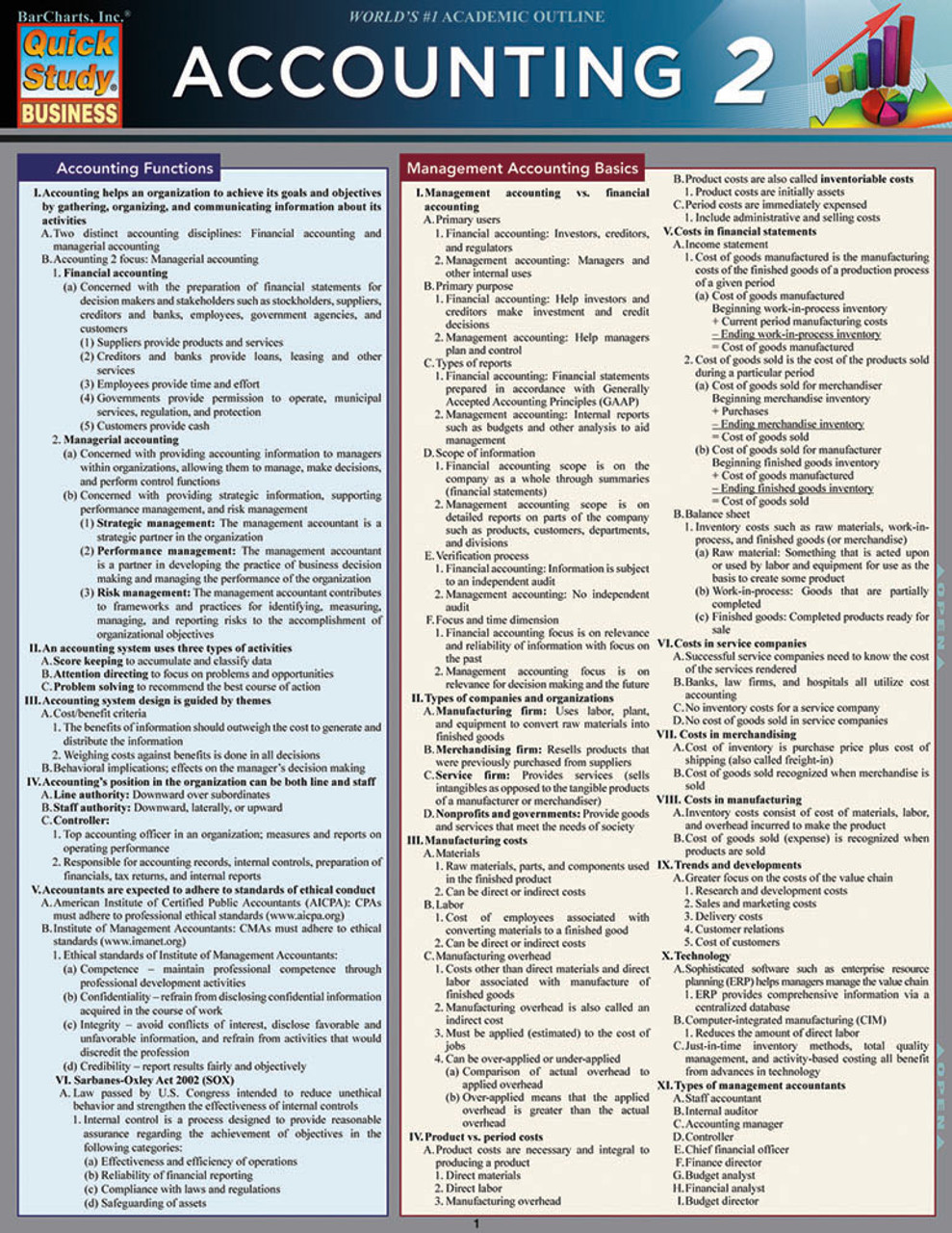 Intermediate Accounting 2: A Quickstudy Laminated Reference Guide (Other)