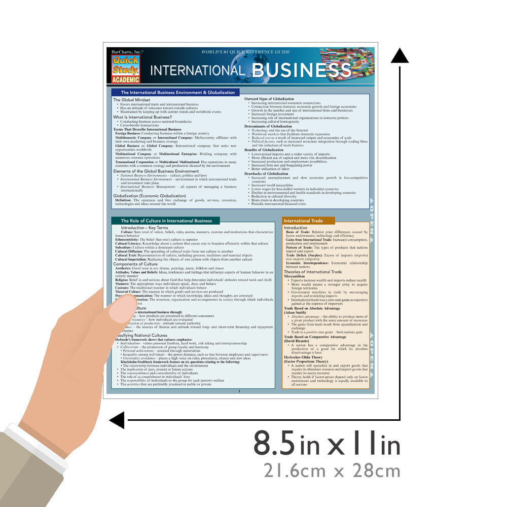 QuickStudy International Business Laminated Reference Guide