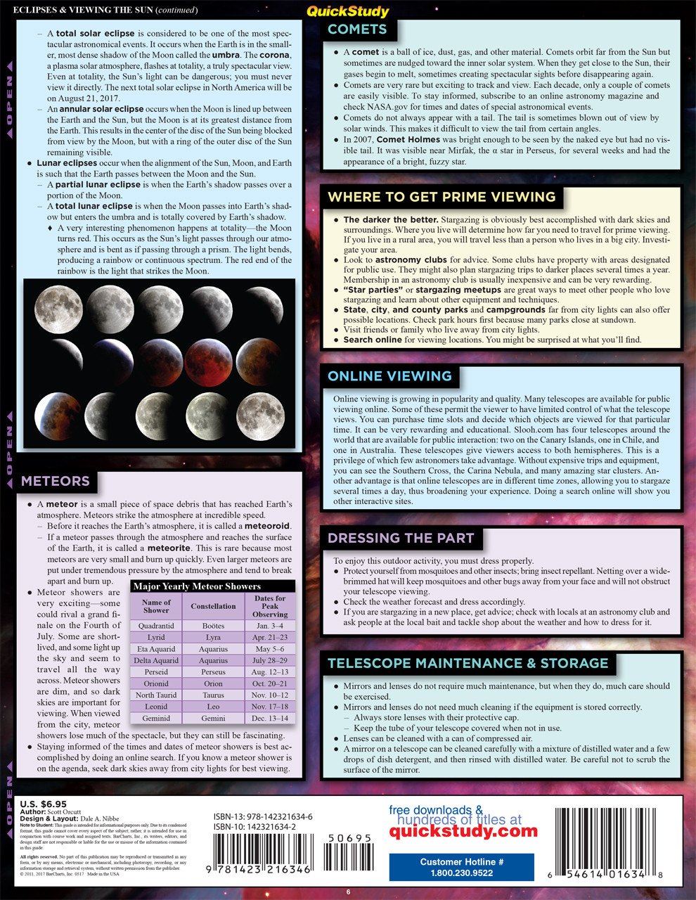 QuickStudy Astronomy: Stargazing Laminated Study Guide (9781423216346)
