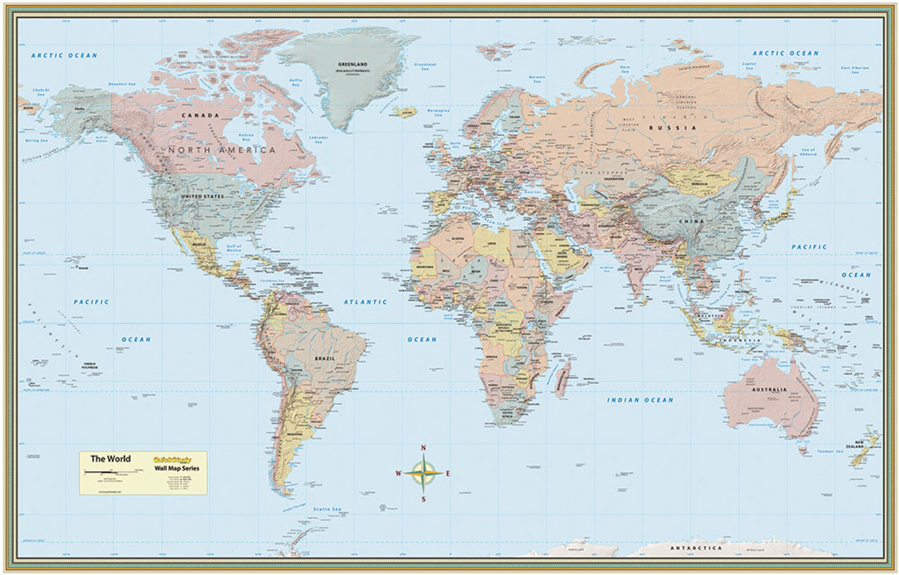 HC1206849 - Simple Map of the World