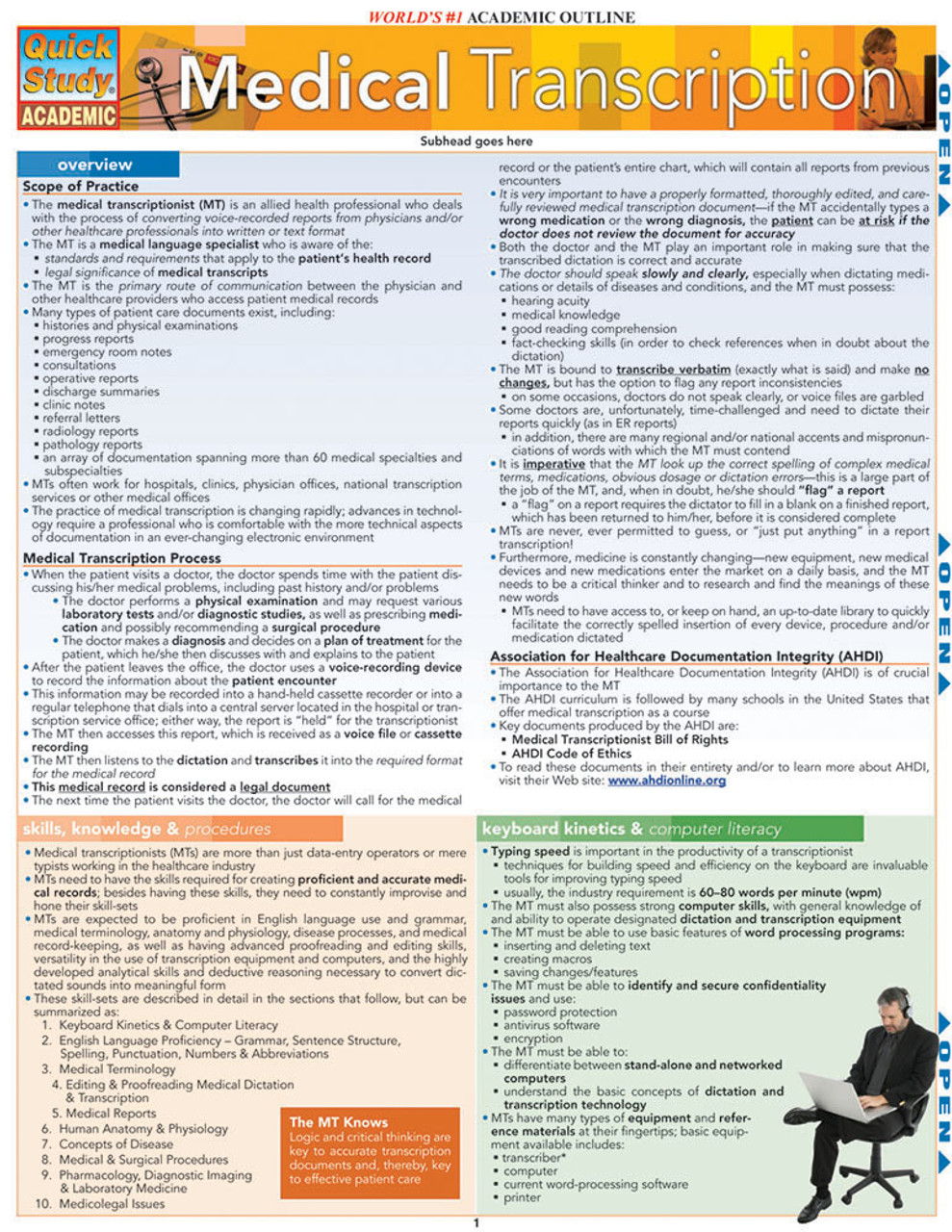 EMS Terminology: a QuickStudy Laminated Reference Guide