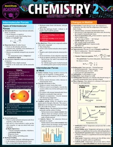 QuickStudy | Chemistry 2 Laminated Study Guide
