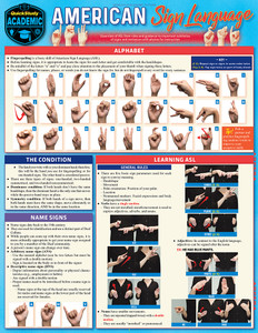 QuickStudy | American Sign Language Laminated Study Guide