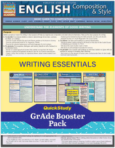 QuickStudy | Writing Essentials Grade Booster Pack