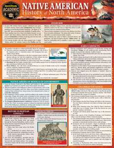 QuickStudy | Native American History Laminated Study Guide