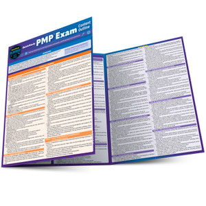 QuickStudy PMP® Exam Content Outlline – Domain Test Prep Laminated Reference