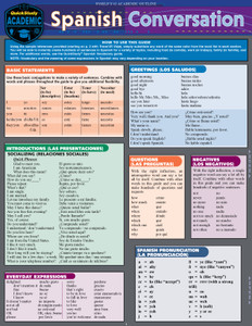 QuickStudy | Spanish Conversation Laminated Study Guide