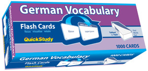 QuickStudy | German Vocabulary Flash Cards