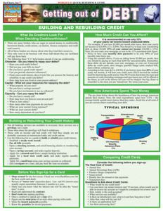 QuickStudy | Getting Out of Debt Laminated Reference Guide