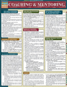 Quick Study QuickStudy Coaching & Mentoring Laminated Reference Guide BarCharts Publishing Medical Reference Cover Image