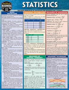 QuickStudy | Statistics Laminated Study Guide