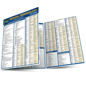 QuickStudy | Medical Terminology: The Body Laminated Study Guide