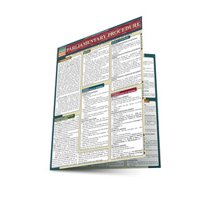 QuickStudy | Parliamentary Procedure Laminated Reference Guide