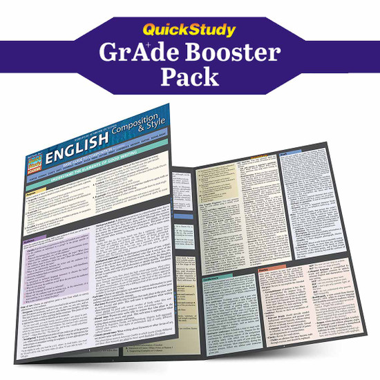 QuickStudy | Writing Essentials Grade Booster Pack