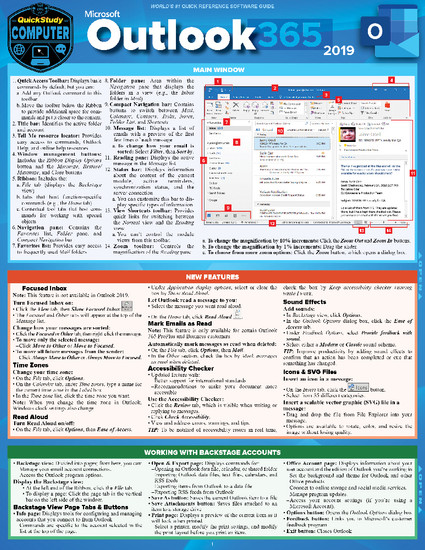 Quick Study QuickStudy Microsoft PowerPoint 365: 2019 Laminated Study Guide BarCharts Publishing Career Reference Guide Cover Image