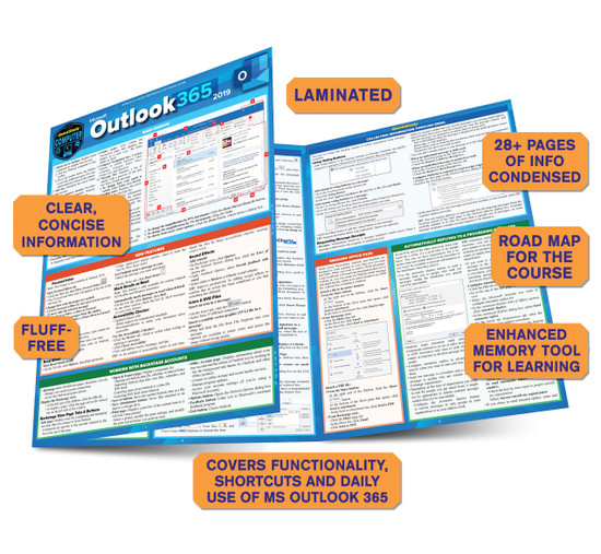 Quick Study QuickStudy Microsoft PowerPoint 365: 2019 Laminated Study Guide BarCharts Publishing Career Reference Guide Benefits