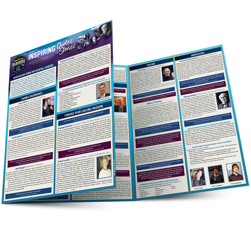 QuickStudy Business 101 Inspiring Quotes & Stories Laminated Reference ...