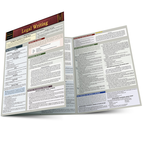 Legal Writing : QuickStudy Laminated Reference Guide (Other) 