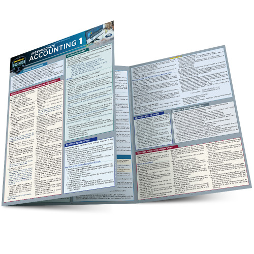QuickStudy Intermediate Accounting 1 Laminated Study Guide (9781423239840)