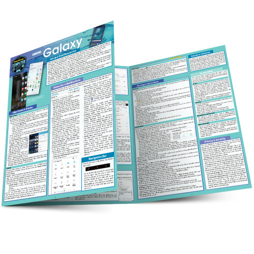 QuickStudy Samsung Galaxy Set Up & FirstTime Access Laminated