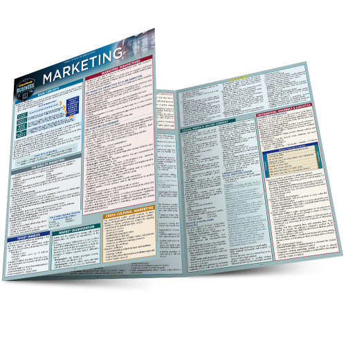 Social Media Marketing :- Quick Study Guide Brand new Tri Fold Laminated.