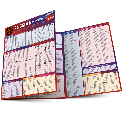 QuickStudy | Russian Vocabulary Laminated Study Guide (9781423246244)