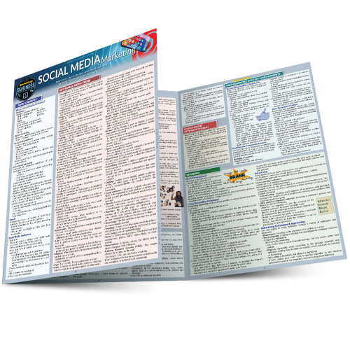 Social Media Marketing :- Quick Study Guide Brand new Tri Fold Laminated.