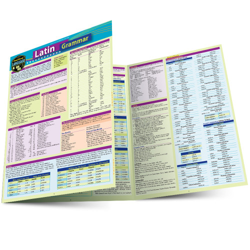 QuickStudy Latin Grammar Laminated Study Guide (9781423236511)
