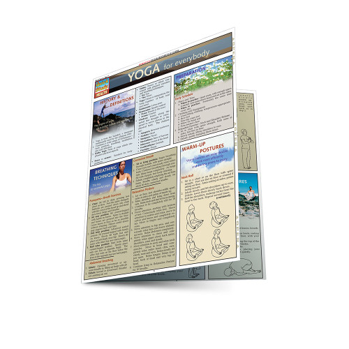 QuickStudy Yoga for Everybody Laminated Reference Guide