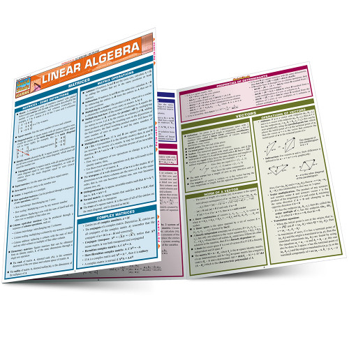 Quickstudy Linear Algebra Laminated Study Guide 9781572228672 Quickstudy Linear Algebra Laminated Study Guide 9781572228672