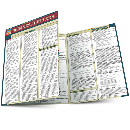 QuickStudy Business Letters Laminated Reference Guide (9781572225183)