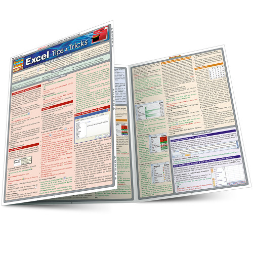 QuickStudy | MS Excel: Tips & Tricks Laminated Reference Guide ...