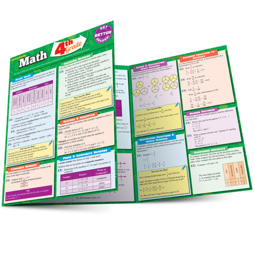 QuickStudy Math: 3rd Grade Laminated Study Guide (9781423225089)