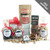 Brownies, Brittle, Popcorn, Almonds and more in this gourmet food gift box.