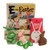 Easter basket that includes a book, Easter candy and the option of adding a JellyCat bunny