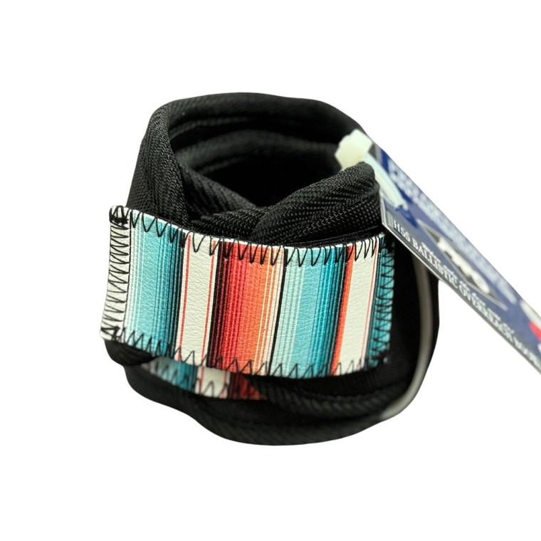 H55 MEDIUM Black w/ Turquoise Serape