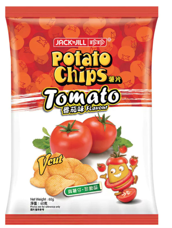 Jack N Jill Potato Chips Tomato Flavor 珍珍蕃茄味薯片60g Mikoplace A U 港日亞零食藥妝生活百貨