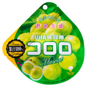 UHA Cororo Premium Fruit Juice Gummy Candy Green Grape Flavor | 味覺糖- 青提子味果汁軟糖 40g
