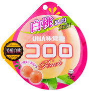 UHA Cororo Premium Fruit Juice Gummy Candy White Peach Flavor | 味覺糖- 白桃味果汁軟糖 40g