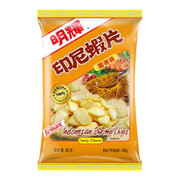 Brilliant Indonesia Shrimp Chips Curry Flavor 明輝蝦片咖喱味 80G