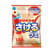 UHA Sakeru Fruit Juice Gummy (Probiotic Yogurt  Flavor) | 味覺糖 乳酸菌飲品味 扭條軟糖 7 pcs