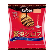 CALBEE - Potato Chips Chocolate Flavor |卡樂B 贅沢朱古力味薯片 50G