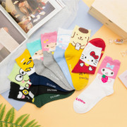 Korea Socks Women Mid-Crew Sanrio 韓國製 中筒襪 Sanrio A