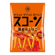 KOIKEYA Scorn Corn Crisps Shrimp Flavor |湖池屋 濃香鮮蝦味 脆條 73G