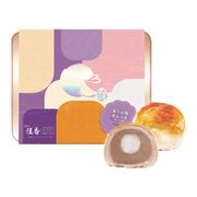 【3-5 天出貨】Hang Heung Puff Pastry Mooncake Taro & Mochi 恆香 香芋麻糬酥皮月餅 (6個／盒)